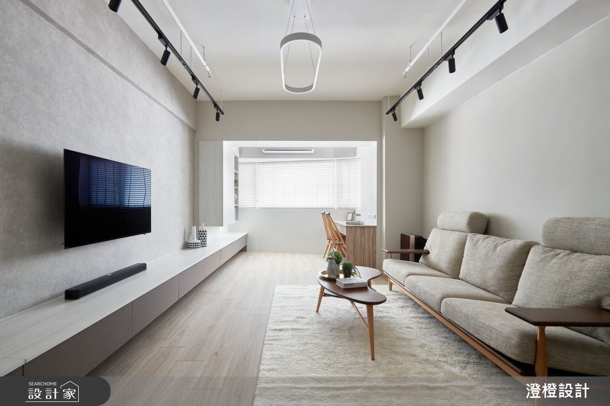 老屋(16~30年)＿北歐風客廳案例圖片＿澄橙設計＿澄橙_51之3