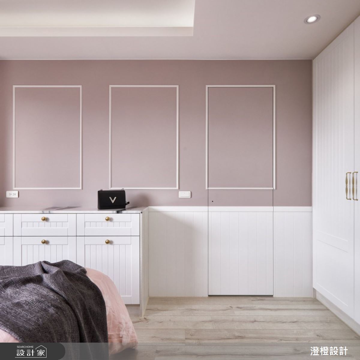 27坪新成屋(5年以下)＿新古典臥室案例圖片＿澄橙設計＿澄橙_52墨染琉璃韓風新古典之13