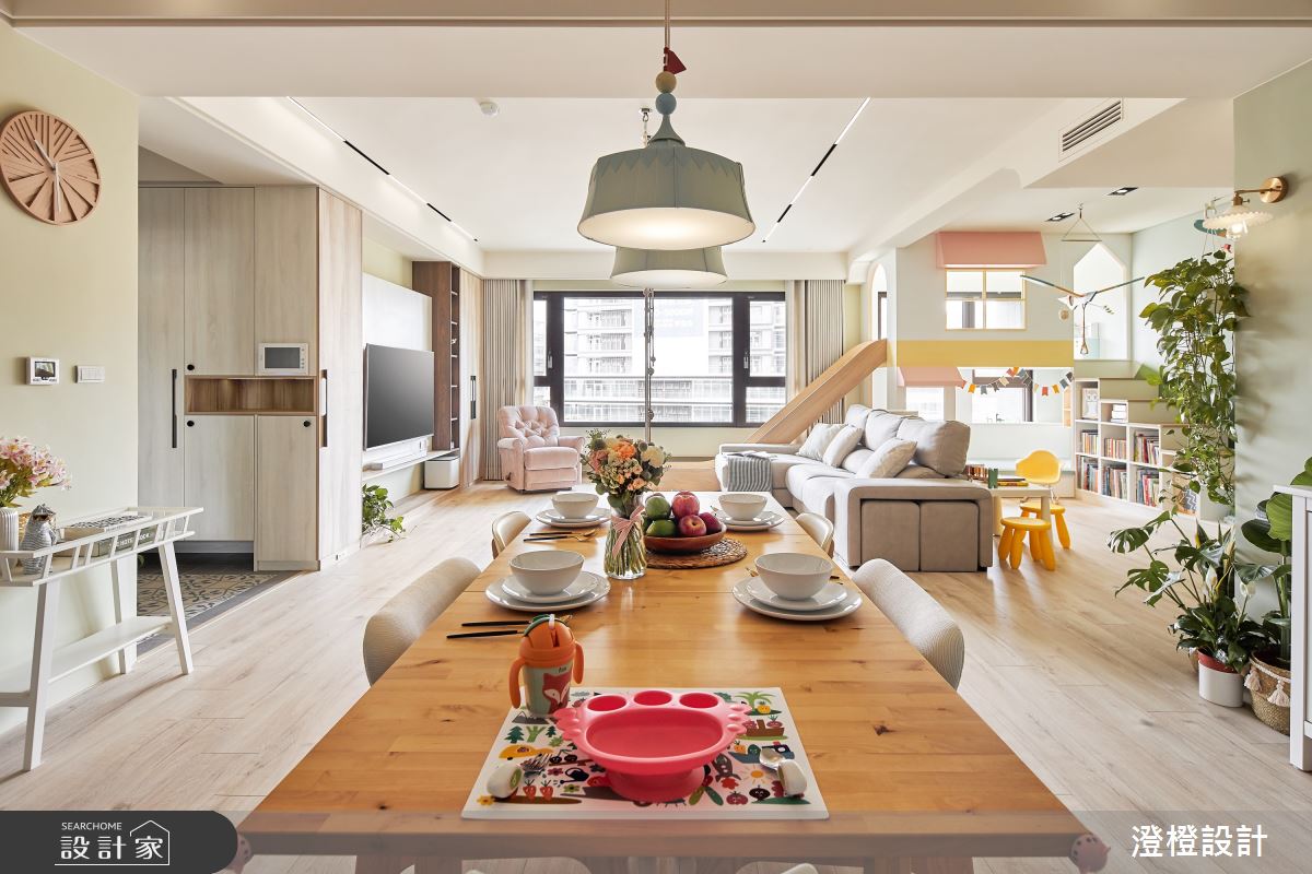 46坪新成屋(5年以下)＿北歐風案例圖片＿澄橙設計＿澄橙_53家的森林遊樂園親子宅之2