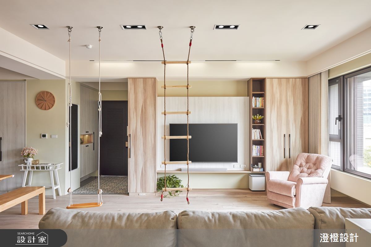 46坪新成屋(5年以下)＿北歐風案例圖片＿澄橙設計＿澄橙_53家的森林遊樂園親子宅之5