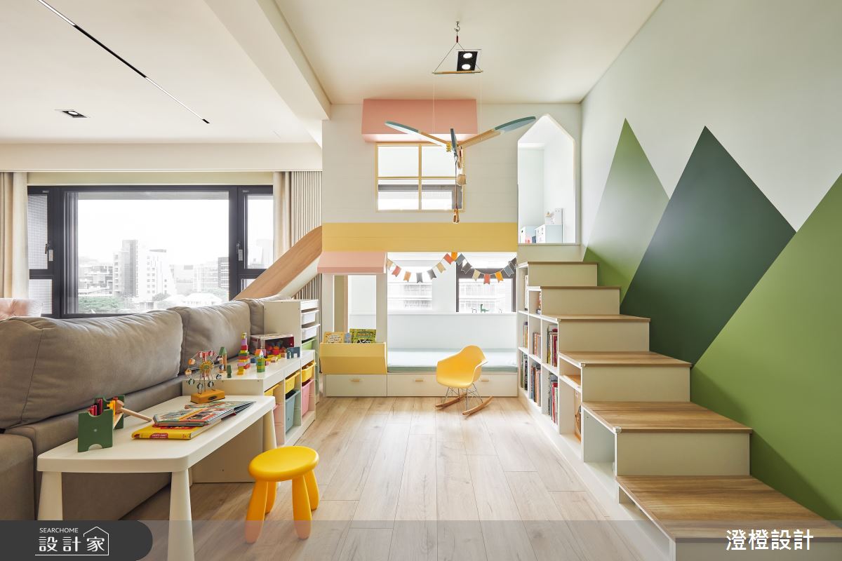 46坪新成屋(5年以下)＿北歐風案例圖片＿澄橙設計＿澄橙_53家的森林遊樂園親子宅之7
