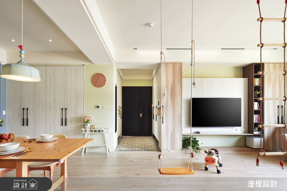 46坪新成屋(5年以下)＿北歐風案例圖片＿澄橙設計＿澄橙_53家的森林遊樂園親子宅之4