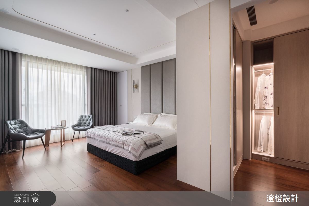 31坪新成屋(5年以下)＿新古典臥室案例圖片＿澄橙設計＿澄橙_54人文新古典退休宅之14