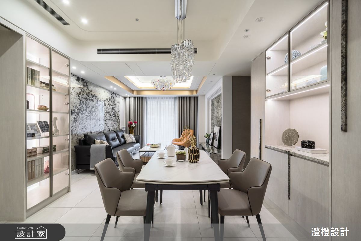 31坪新成屋(5年以下)＿新古典客廳案例圖片＿澄橙設計＿澄橙_54人文新古典退休宅之8