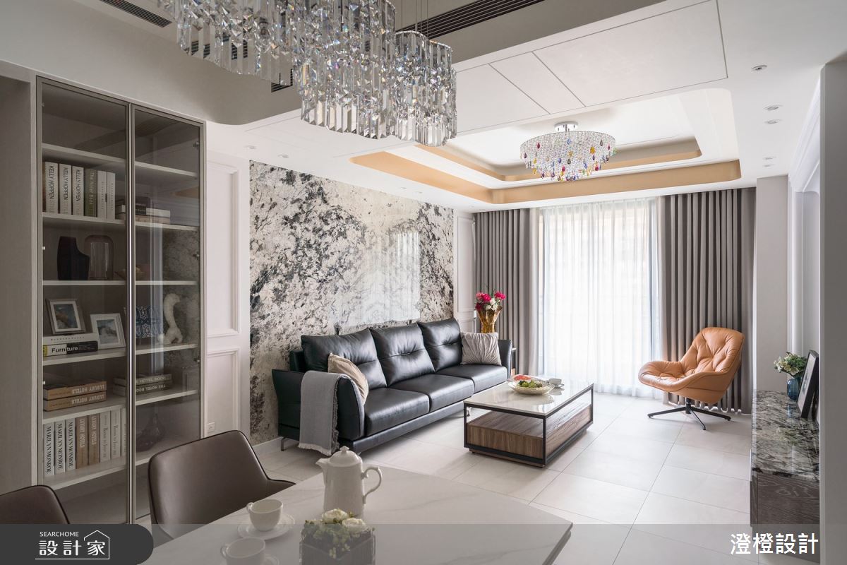 31坪新成屋(5年以下)＿新古典客廳案例圖片＿澄橙設計＿澄橙_54人文新古典退休宅之9