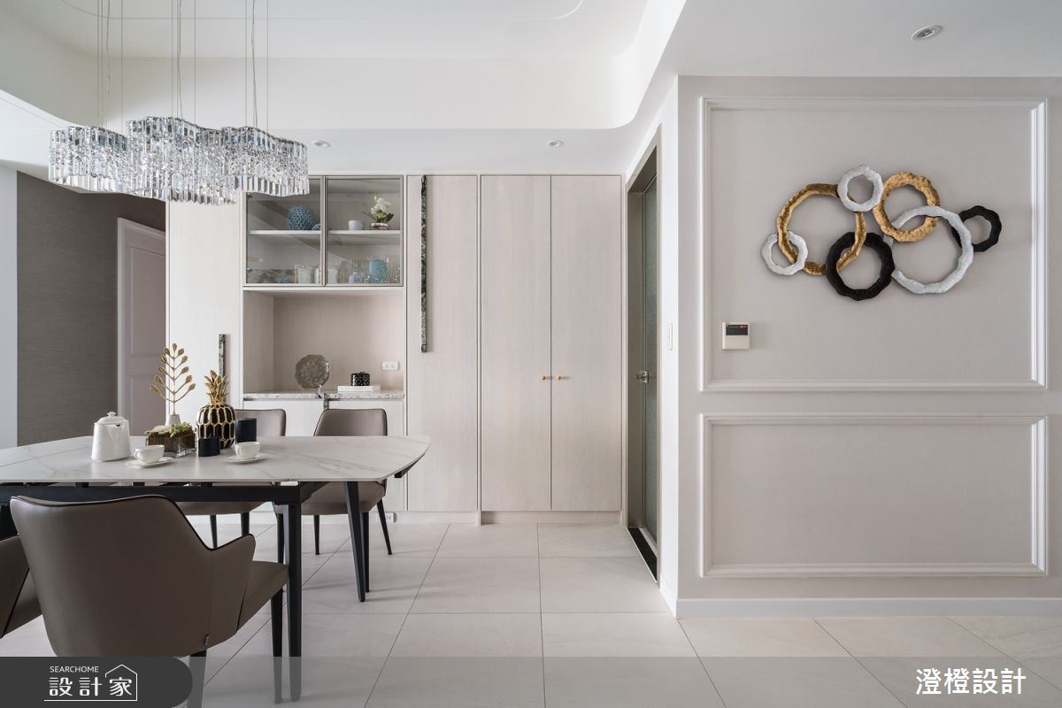 31坪新成屋(5年以下)＿新古典餐廳案例圖片＿澄橙設計＿澄橙_54人文新古典退休宅之2
