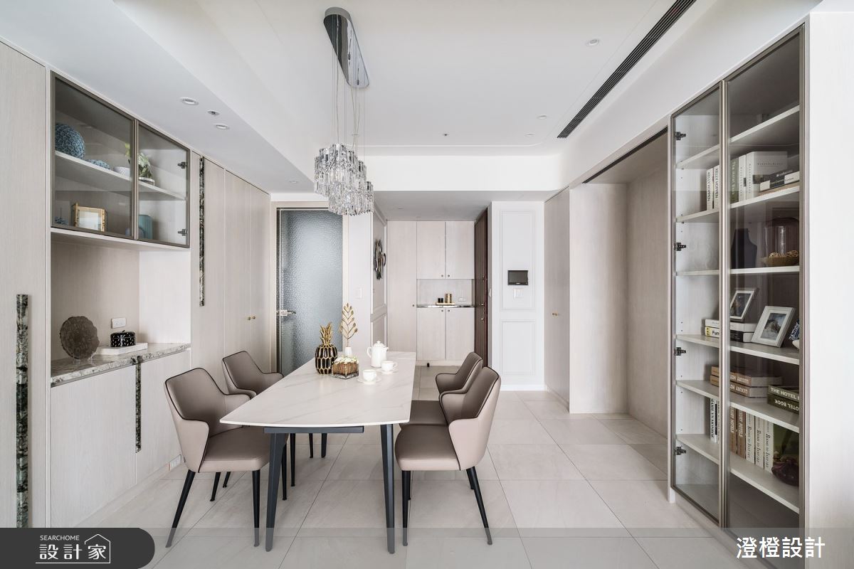 31坪新成屋(5年以下)＿新古典餐廳案例圖片＿澄橙設計＿澄橙_54人文新古典退休宅之4