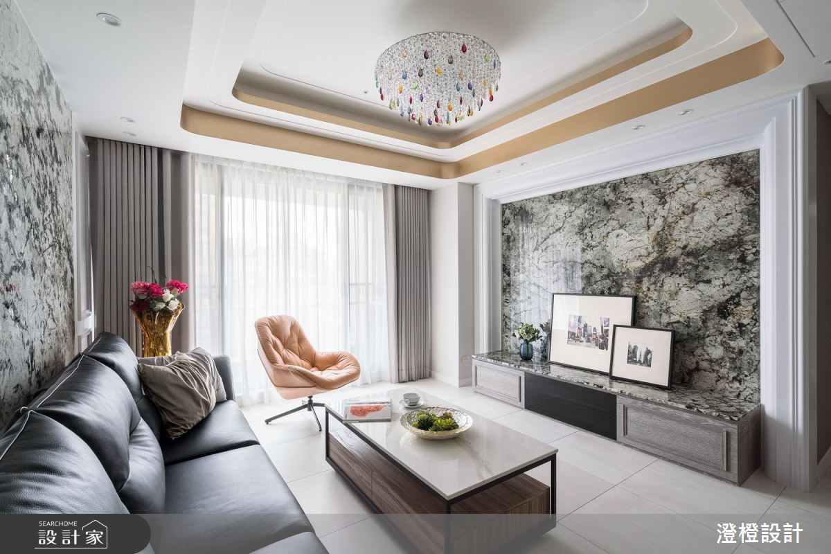 31坪新成屋(5年以下)＿新古典客廳案例圖片＿澄橙設計＿澄橙_54人文新古典退休宅之12