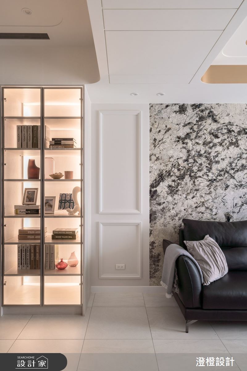 31坪新成屋(5年以下)＿新古典客廳案例圖片＿澄橙設計＿澄橙_54人文新古典退休宅之10