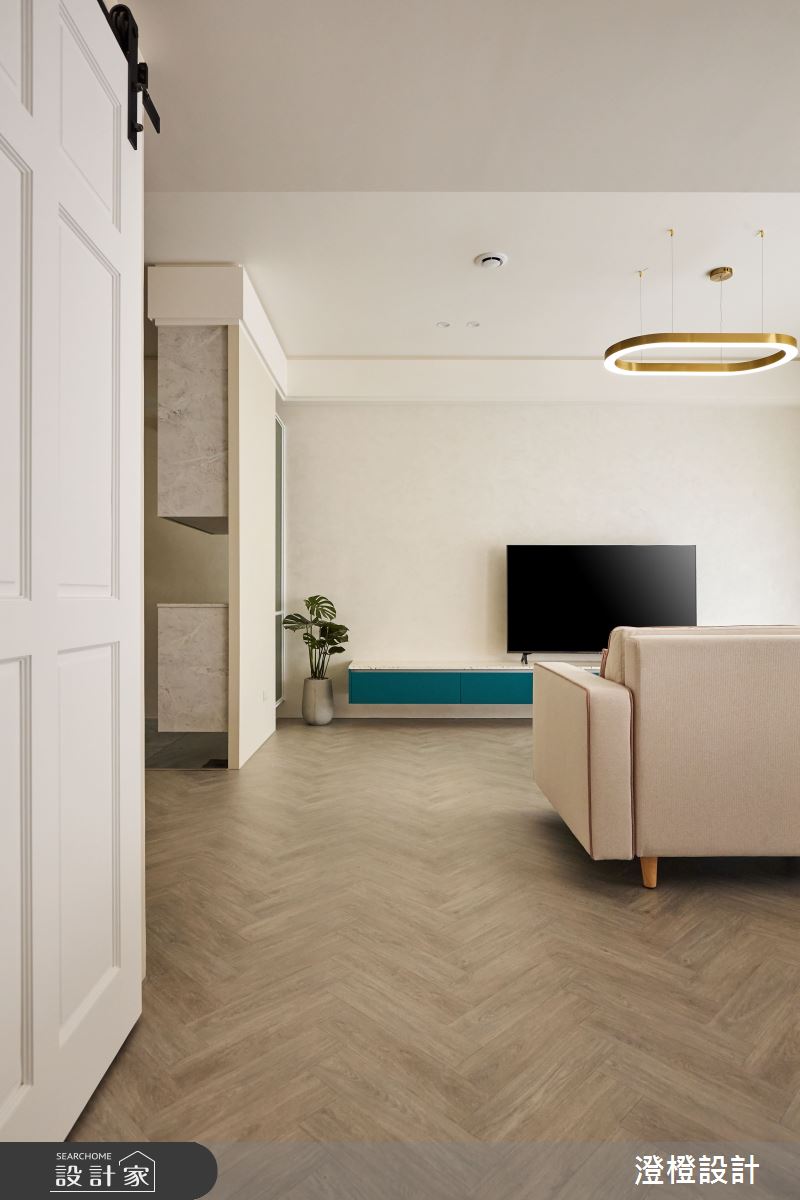 26坪老屋(16~30年)＿混搭風客廳案例圖片＿澄橙設計＿澄橙_55老屋新生輕奢北歐風精品宅之3