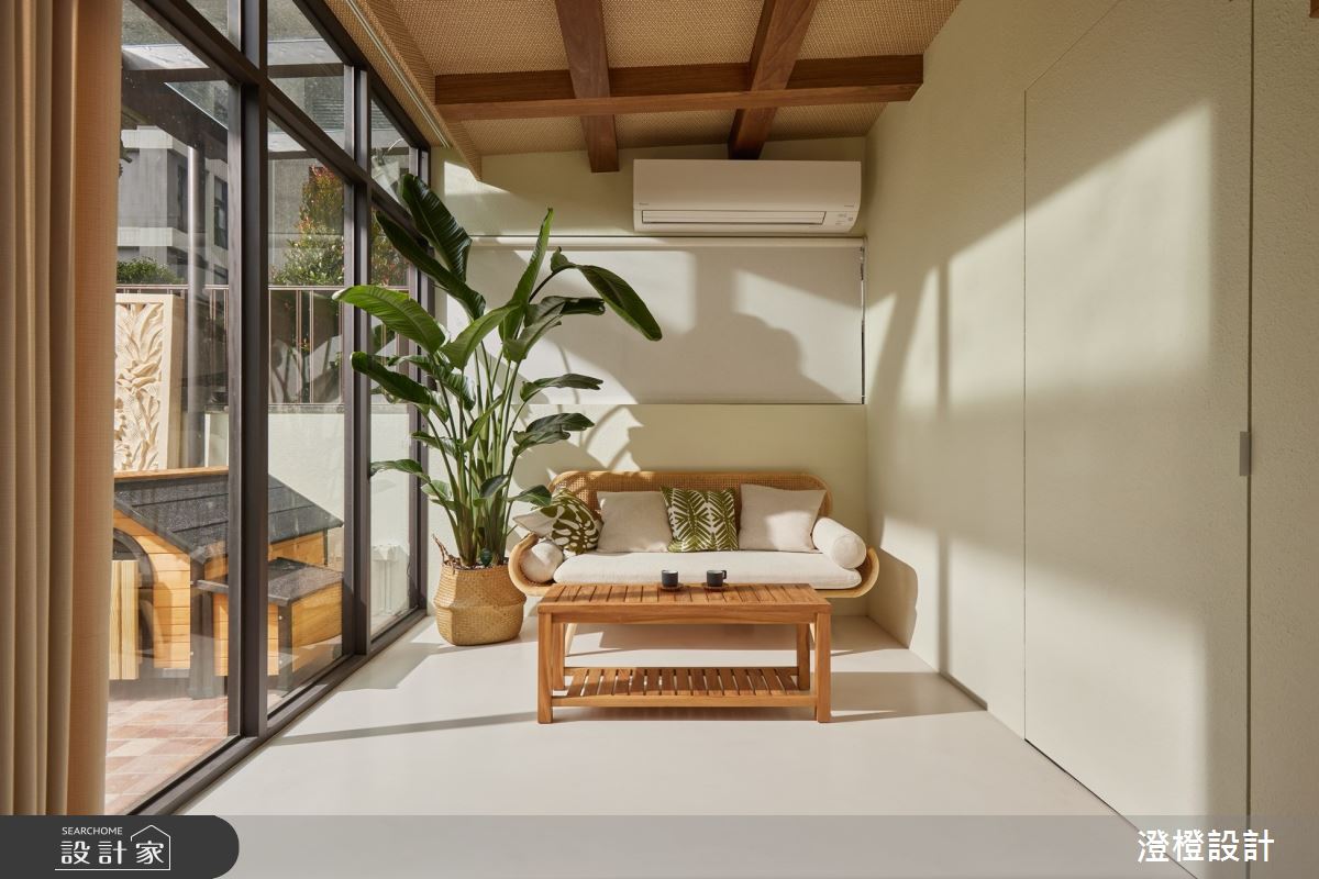 65坪毛胚屋＿度假風客廳案例圖片＿澄橙設計＿澄橙_56峇里島Villa風別墅之4