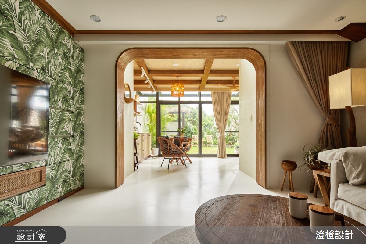 65坪毛胚屋＿度假風客廳案例圖片＿澄橙設計＿澄橙_56峇里島Villa風別墅之8