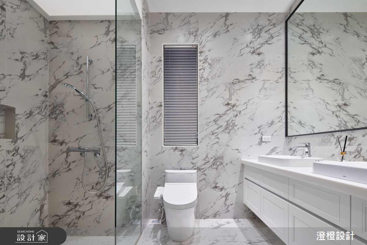 42坪毛胚屋＿美式輕奢風浴室案例圖片＿澄橙設計＿澄橙_58入住美劇時尚輕奢度假宅之9