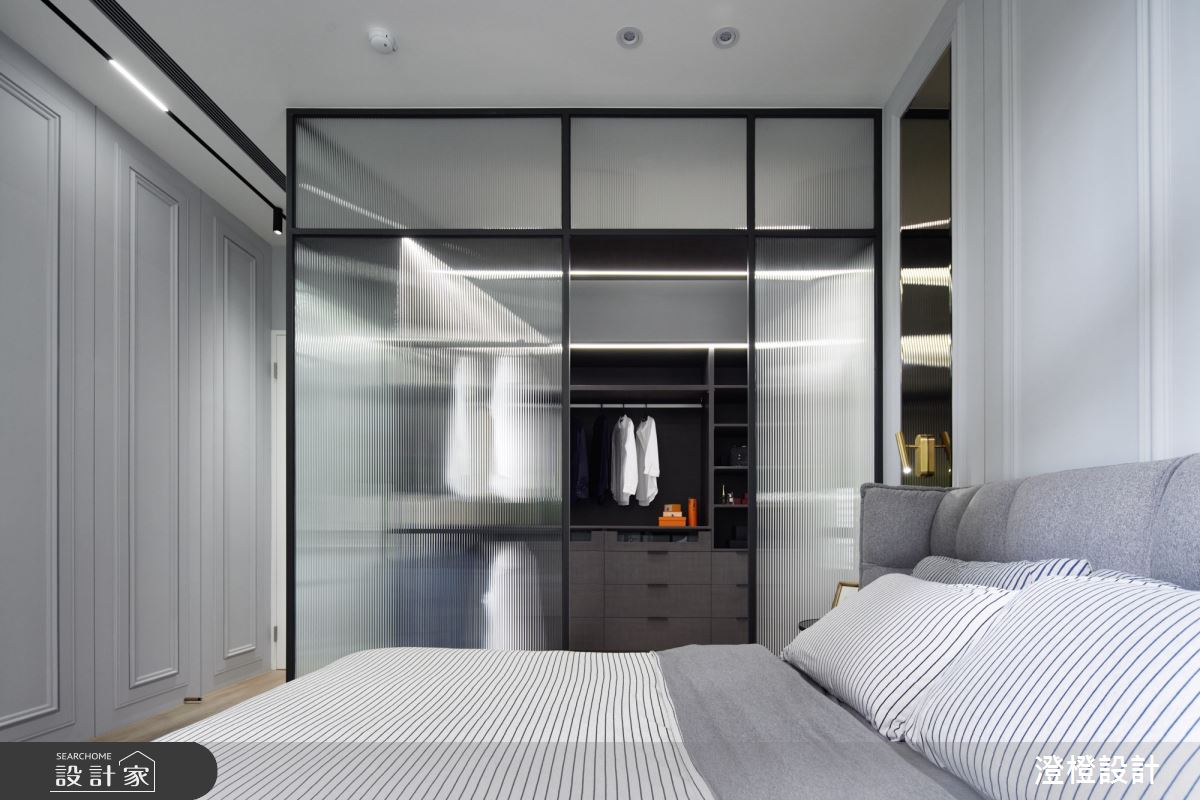 42坪毛胚屋＿美式輕奢風臥室更衣間案例圖片＿澄橙設計＿澄橙_58入住美劇時尚輕奢度假宅之10