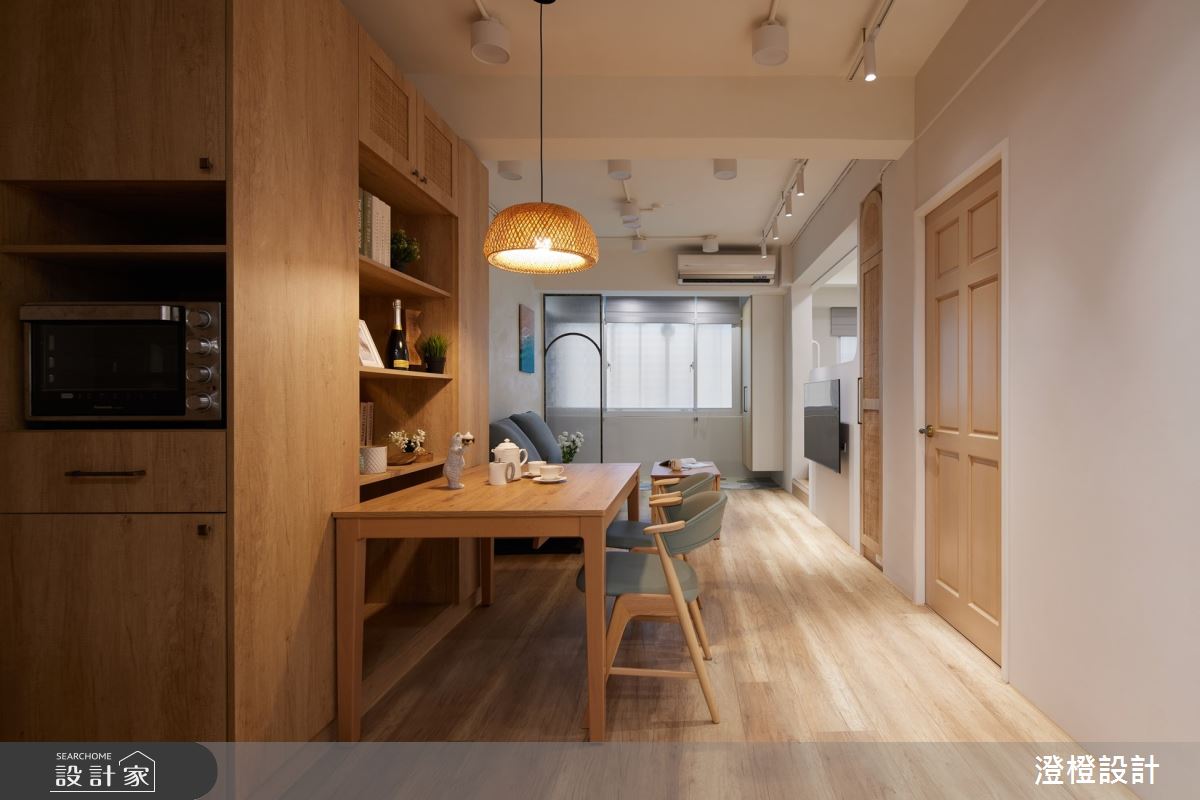 26坪老屋(31~40年)＿日式無印風客廳餐廳案例圖片＿澄橙設計＿澄橙_59老屋翻新徜徉日式無印風之1