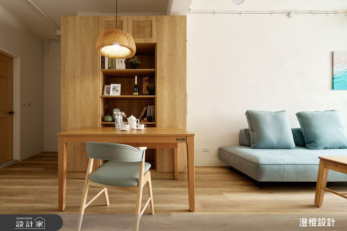 26坪老屋(31~40年)＿日式無印風客廳餐廳案例圖片＿澄橙設計＿澄橙_59老屋翻新徜徉日式無印風之10