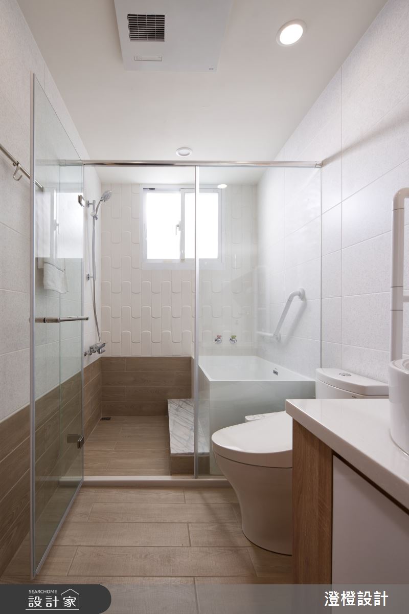 26坪老屋(31~40年)＿日式無印風浴室案例圖片＿澄橙設計＿澄橙_59老屋翻新徜徉日式無印風之14