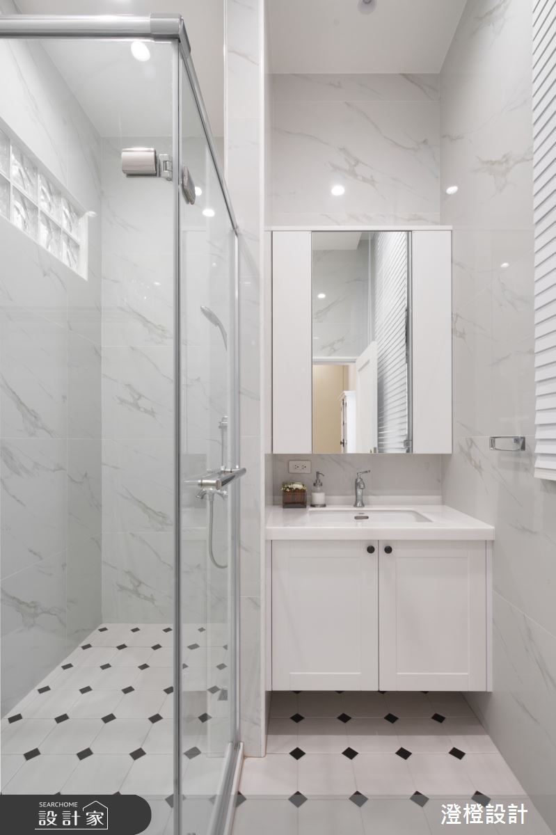 53坪中古屋(5~15年)＿美式風浴室案例圖片＿澄橙設計＿澄橙_60之20