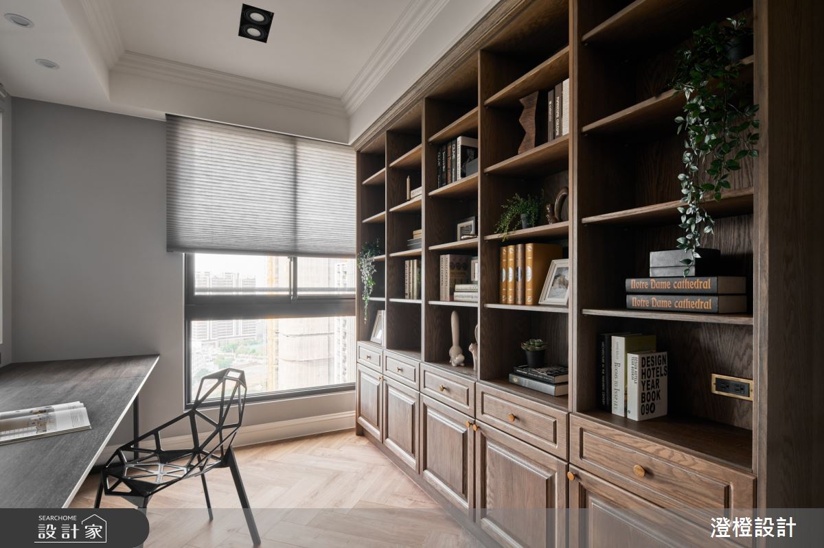 42坪新成屋(5年以下)＿美式風書房工作區案例圖片＿澄橙設計＿澄橙_61之9