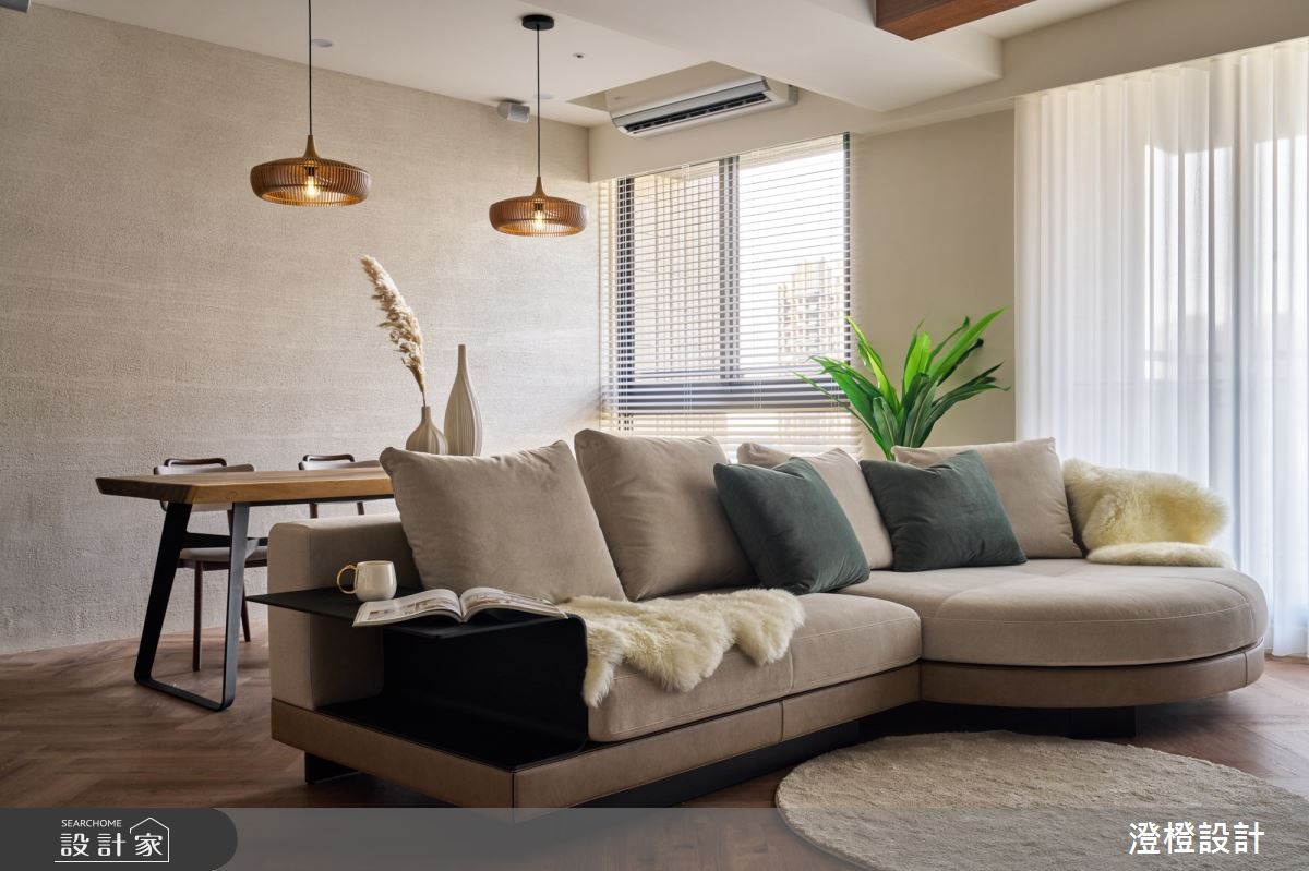 42坪新成屋(5年以下)＿峇里島風客廳書房工作區案例圖片＿澄橙設計＿澄橙_62之4