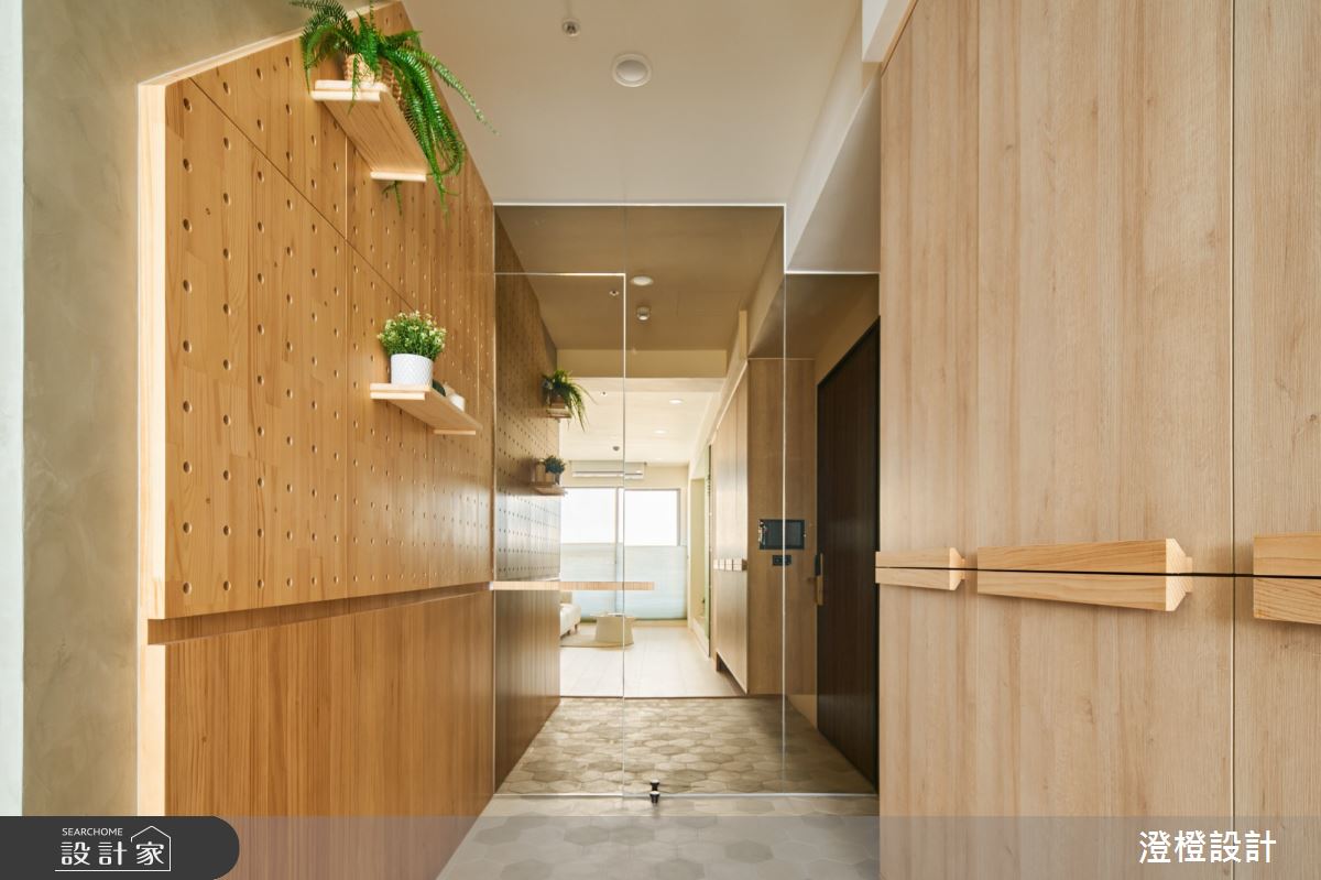 28坪預售屋＿混搭風玄關案例圖片＿澄橙設計＿澄橙_63之2