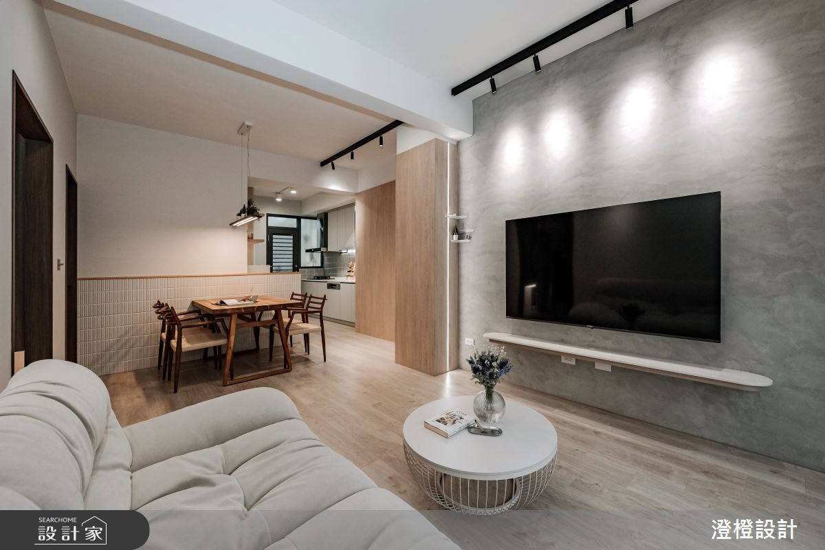 23坪老屋(41~50年)＿北歐風客廳餐廳廚房案例圖片＿澄橙設計＿澄橙_64之1