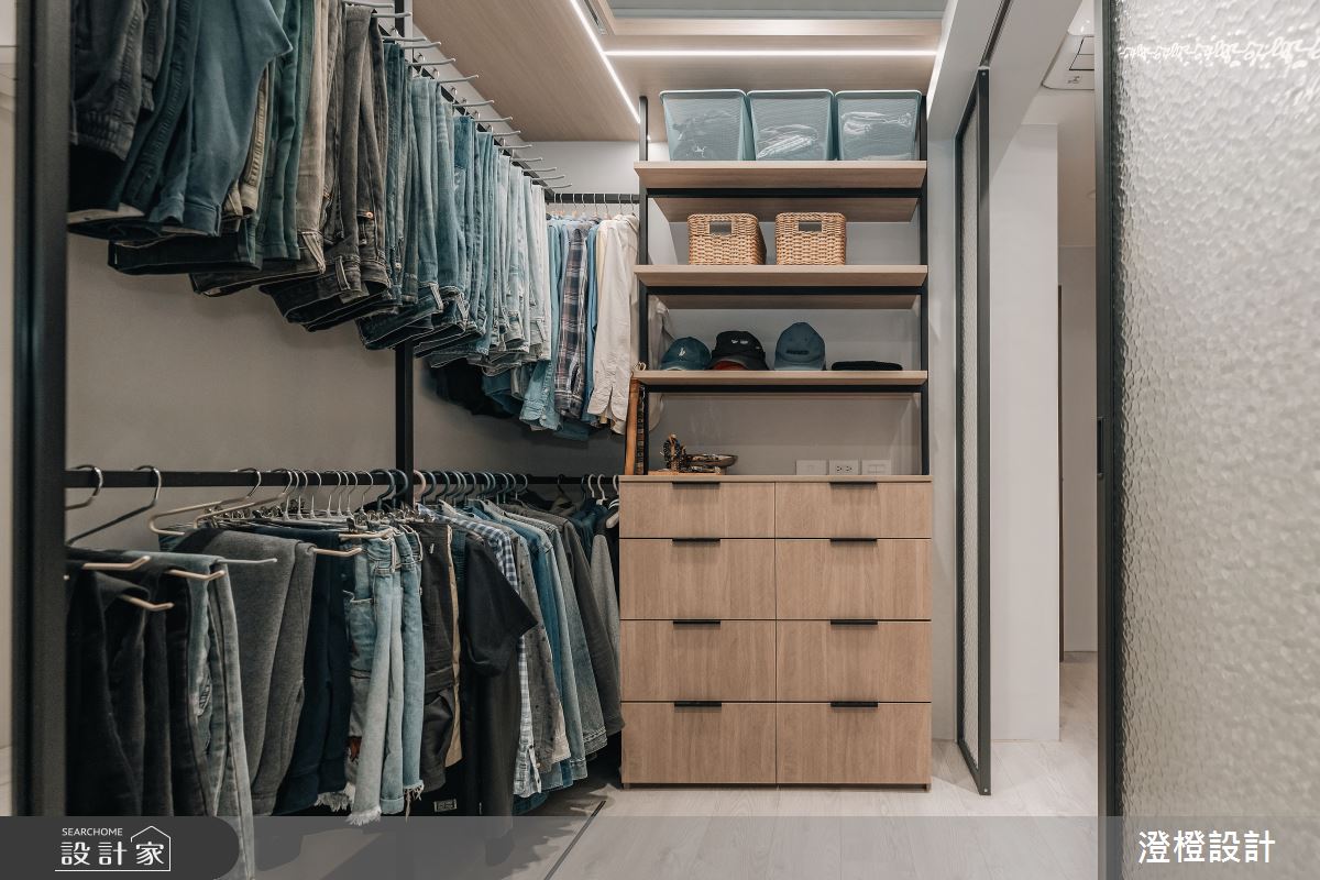 23坪老屋(41~50年)＿北歐風更衣間案例圖片＿澄橙設計＿澄橙_64之13