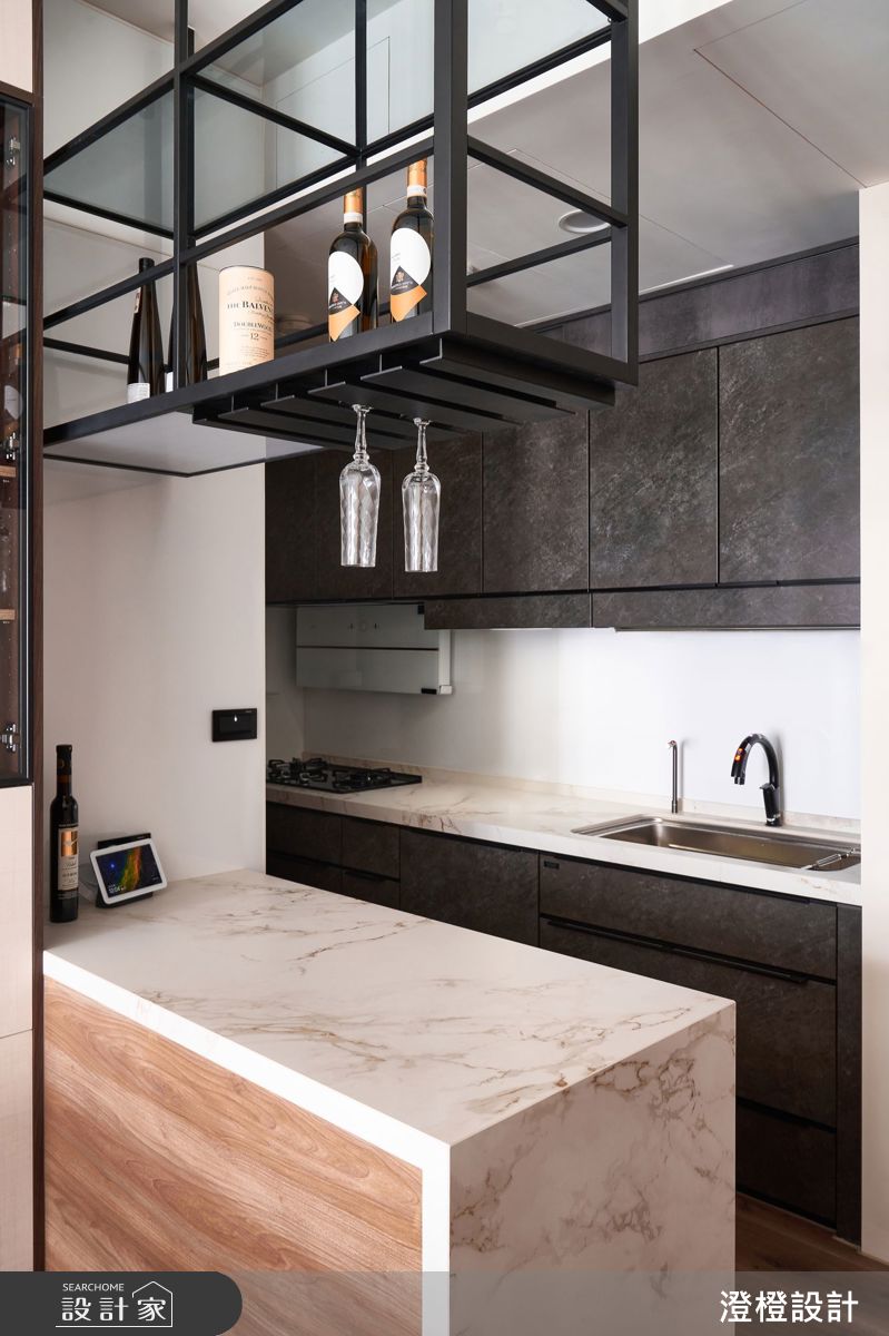 20坪新成屋(5年以下)＿日式無印風廚房中島案例圖片＿澄橙設計＿澄橙_65之4