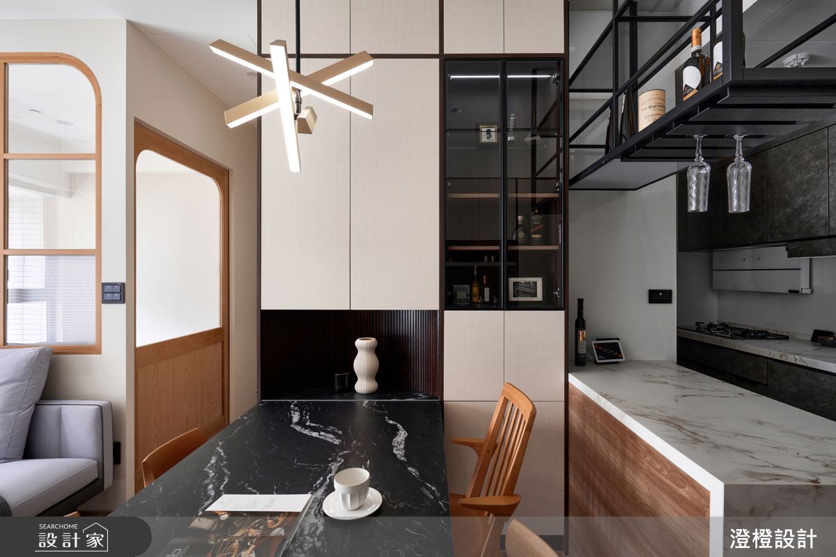 20坪新成屋(5年以下)＿日式無印風餐廳廚房中島案例圖片＿澄橙設計＿澄橙_65之3
