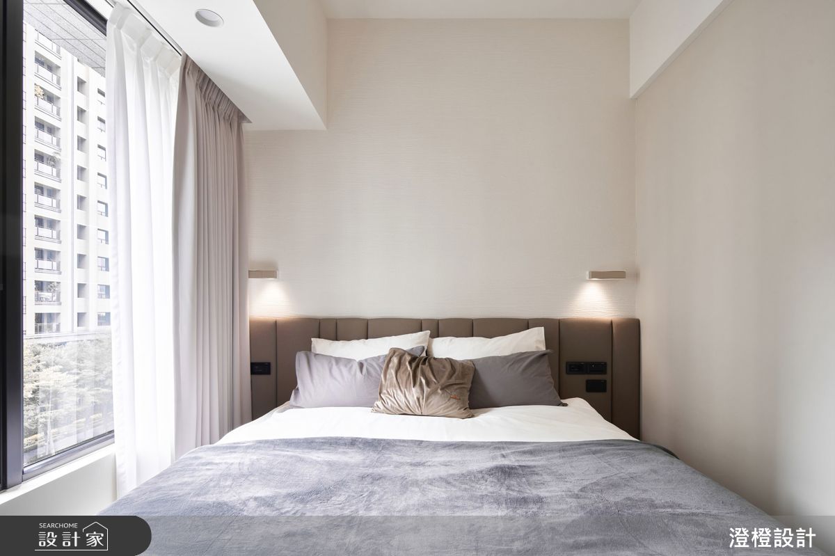 20坪新成屋(5年以下)＿日式無印風臥室案例圖片＿澄橙設計＿澄橙_65之10