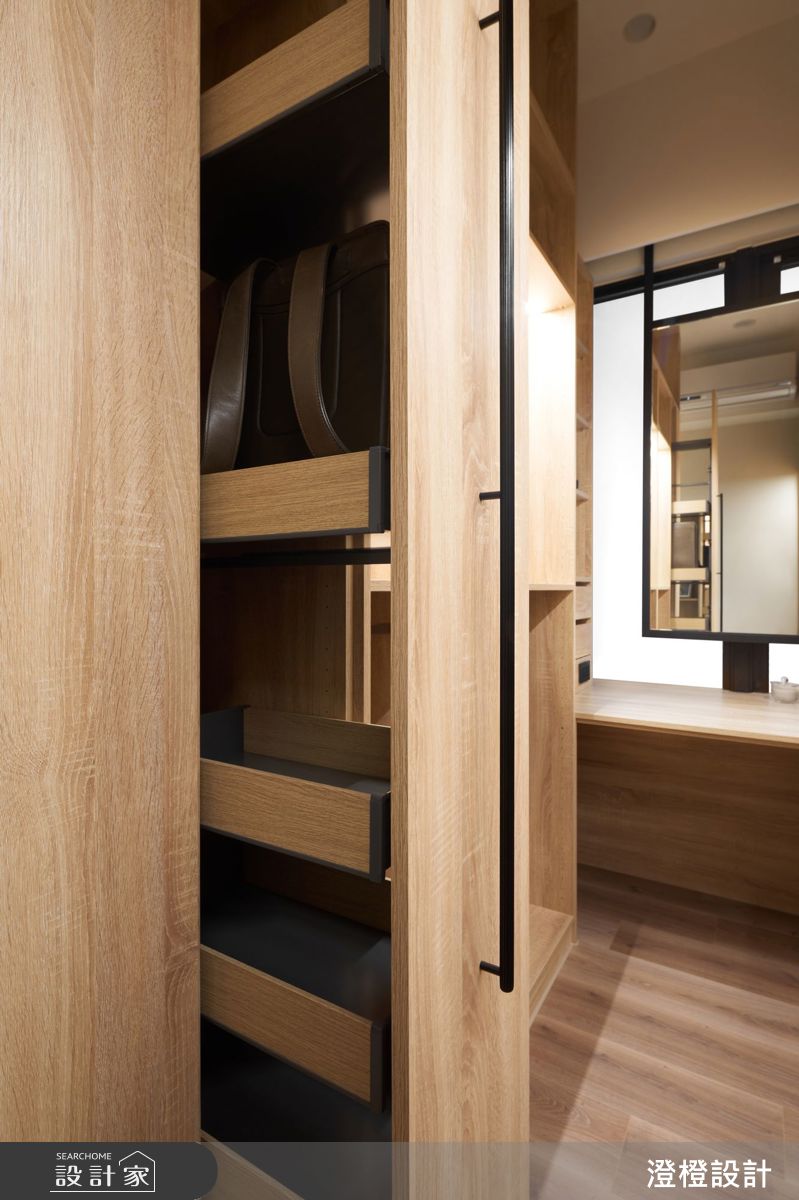 20坪新成屋(5年以下)＿日式無印風更衣間案例圖片＿澄橙設計＿澄橙_65之13