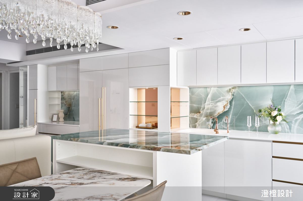 37坪老屋(31~40年)＿新古典餐廳廚房中島案例圖片＿澄橙設計＿澄橙_66之10