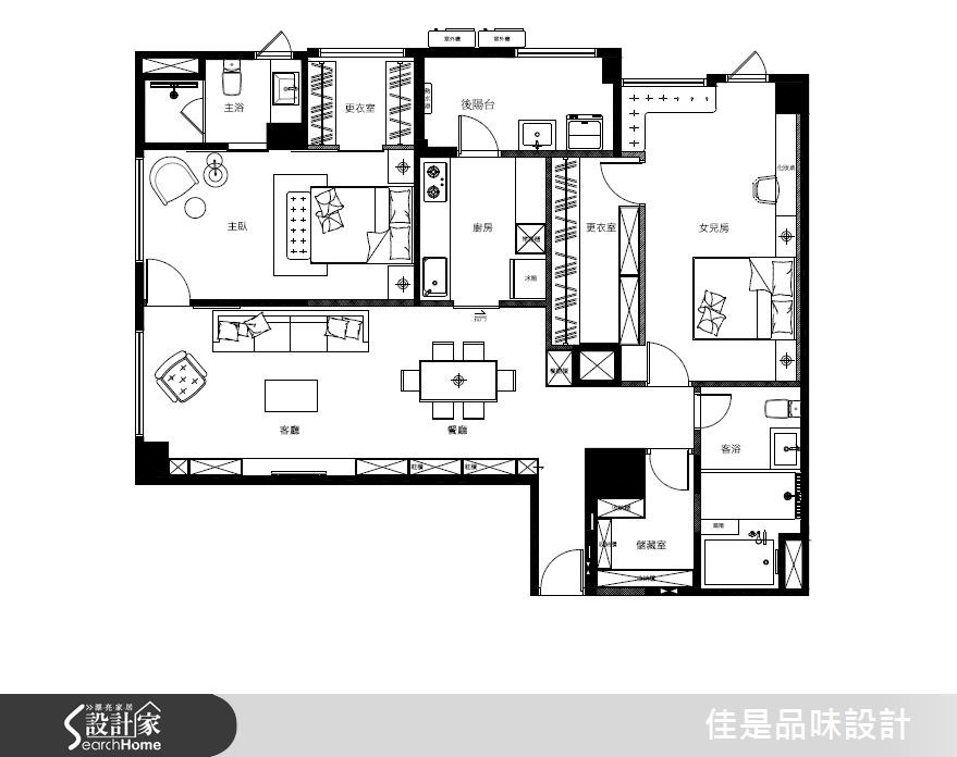 30坪新成屋(5年以下)＿美式風案例圖片＿佳是品味設計有限公司＿佳是品味_12之35