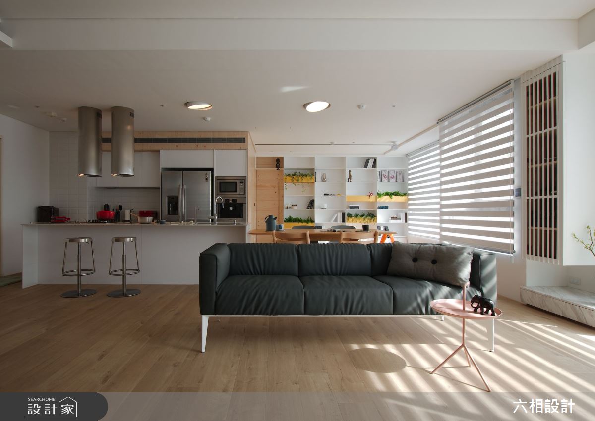 52坪新成屋(5年以下)＿簡約風客廳案例圖片＿六相設計＿六相_17之4