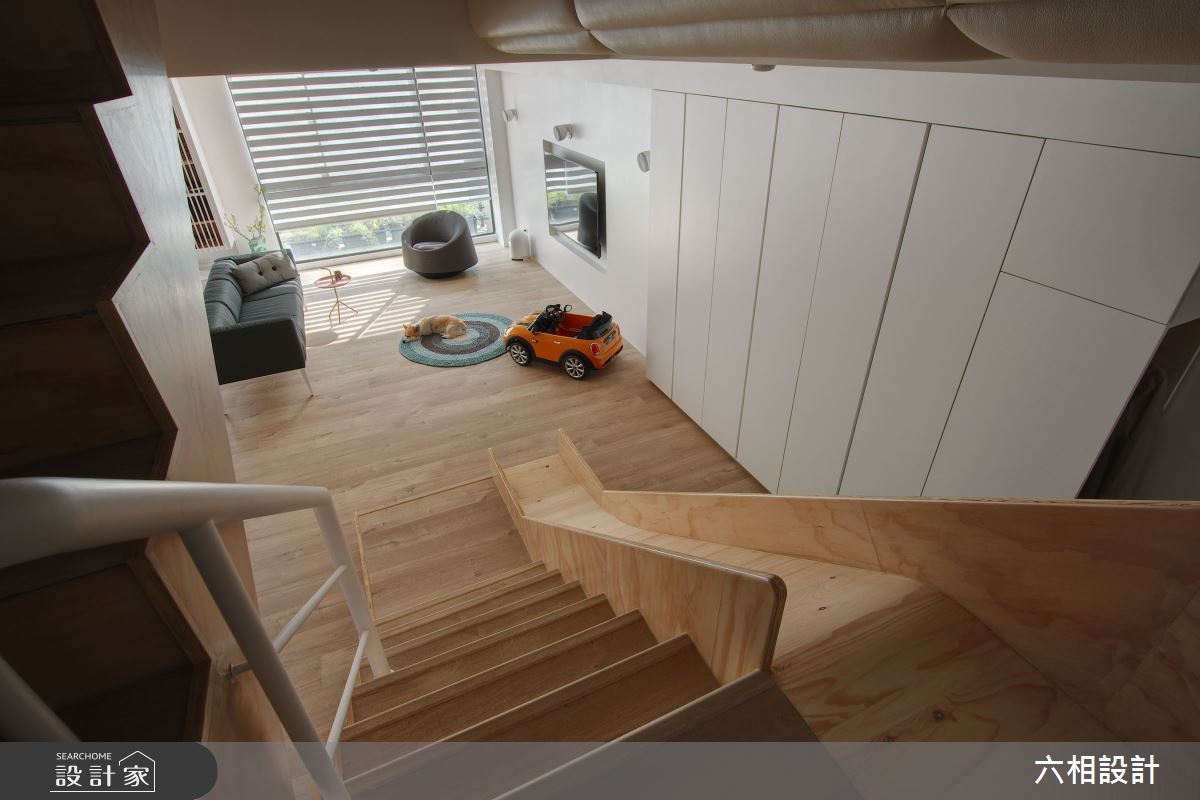 52坪新成屋(5年以下)＿簡約風樓梯案例圖片＿六相設計＿六相_17之3