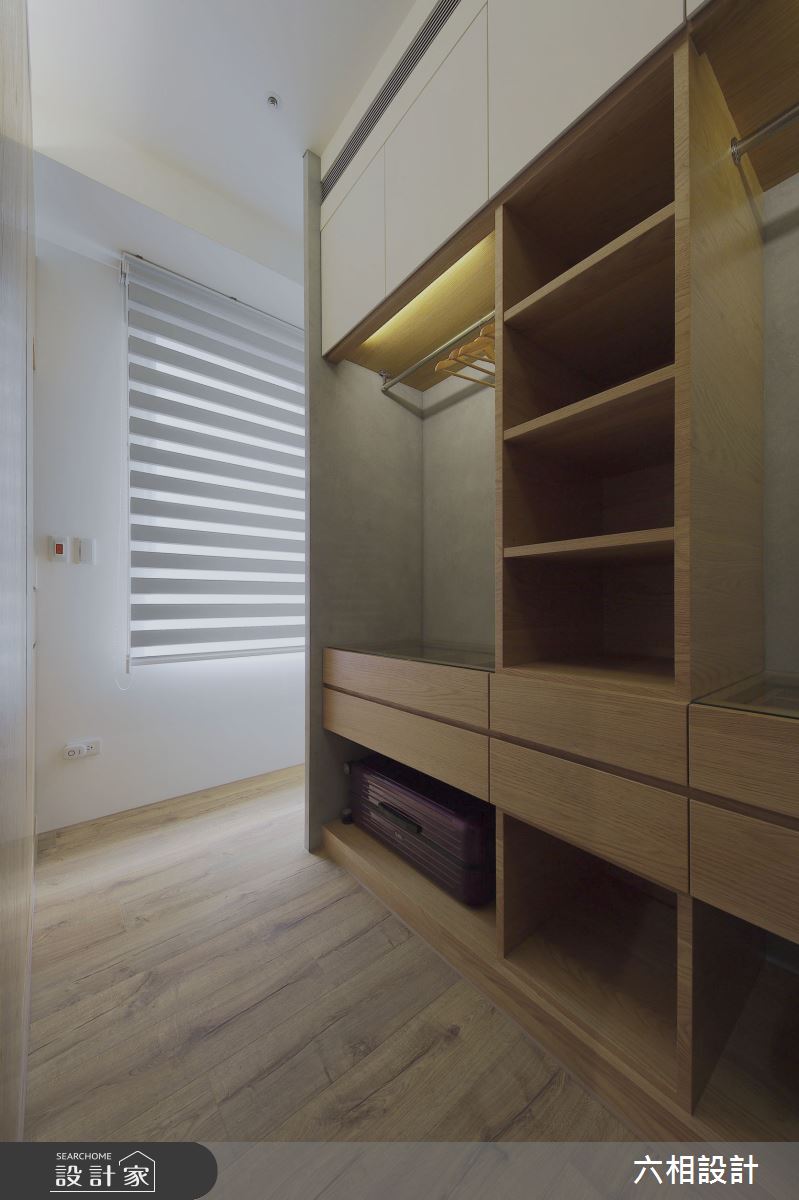 30坪新成屋(5年以下)＿簡約風更衣間案例圖片＿六相設計＿六相_18之26