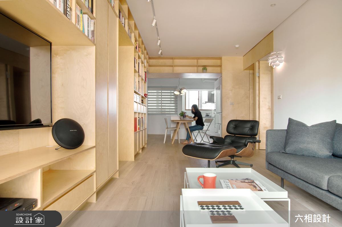 21坪中古屋(5~15年)＿簡約風客廳案例圖片＿六相設計＿六相_19之3