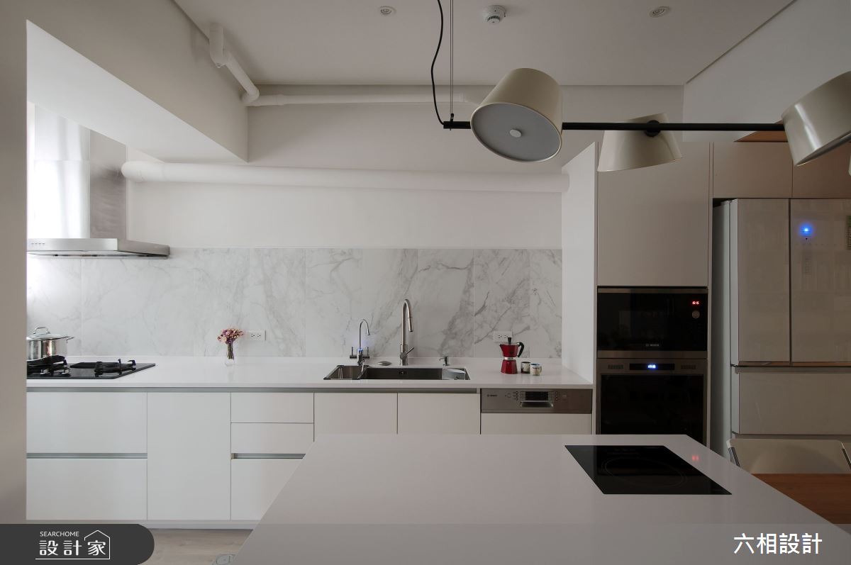 21坪中古屋(5~15年)＿簡約風廚房吧檯案例圖片＿六相設計＿六相_19之12