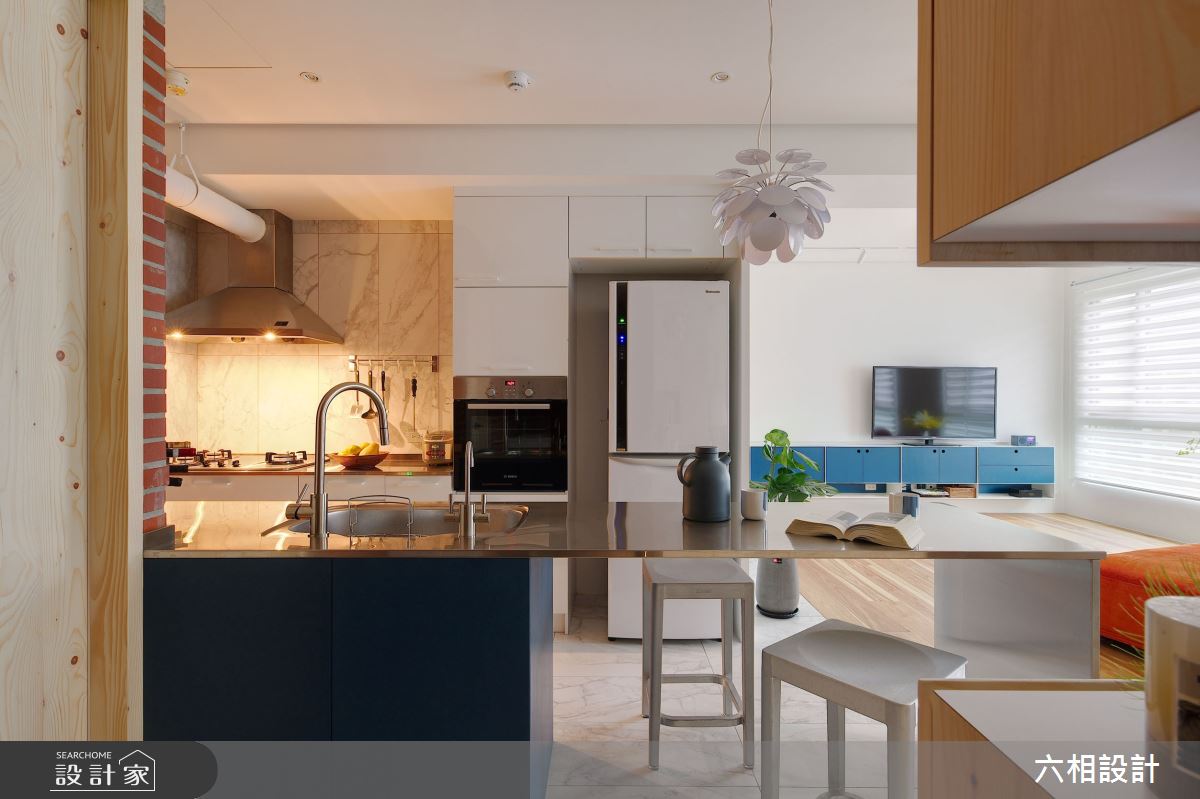 20坪中古屋(5~15年)＿混搭風廚房吧檯案例圖片＿六相設計＿六相_20之11