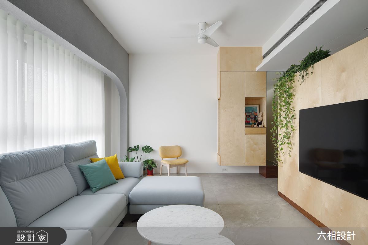 39坪預售屋＿簡約風客廳案例圖片＿六相設計＿六相_23之5