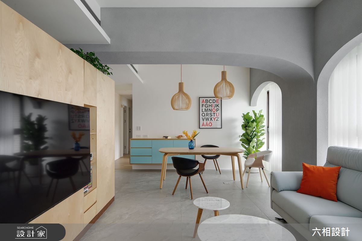 39坪預售屋＿簡約風客廳餐廳案例圖片＿六相設計＿六相_23之7