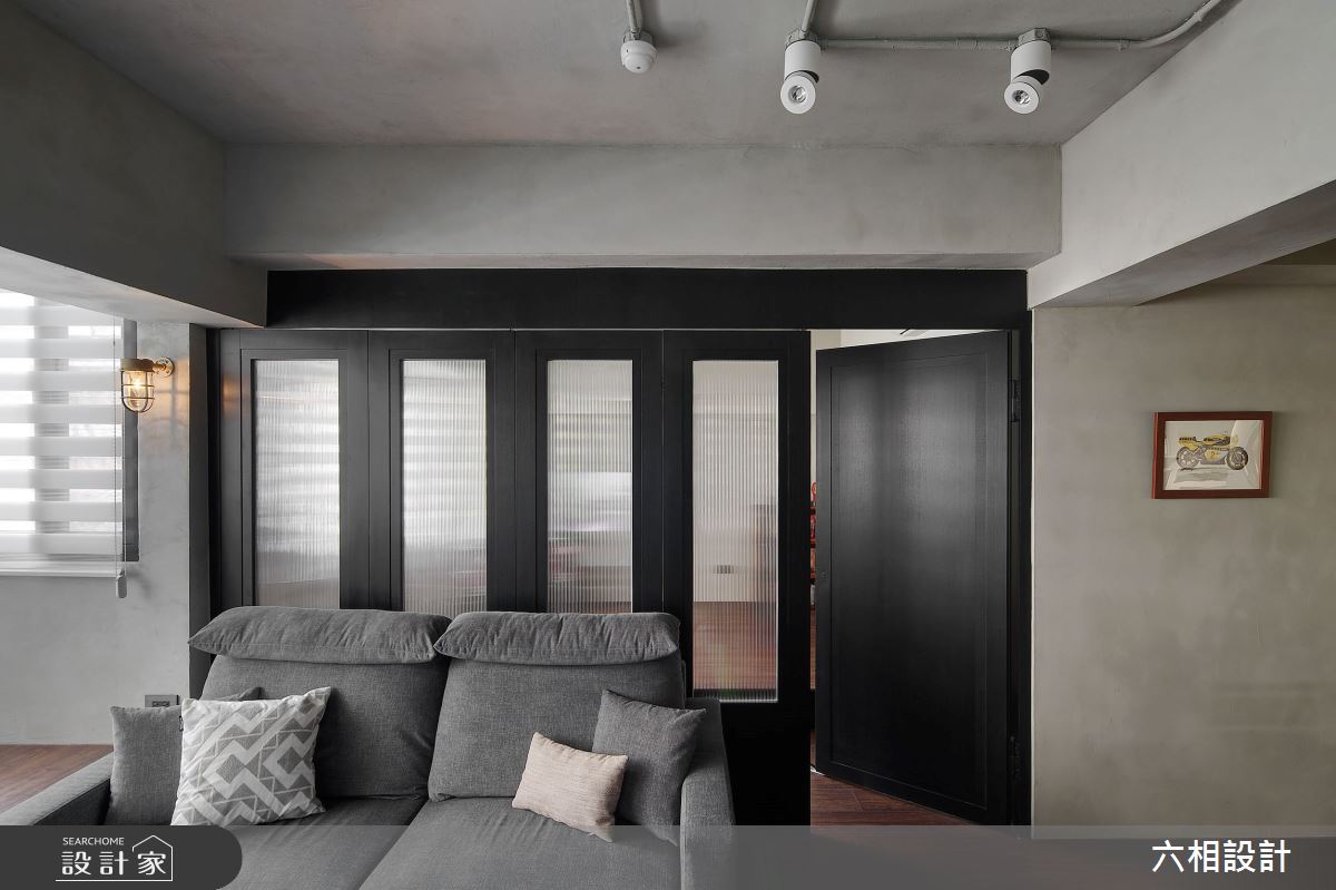 21坪老屋(16~30年)＿工業風客廳案例圖片＿六相設計＿六相_24之8