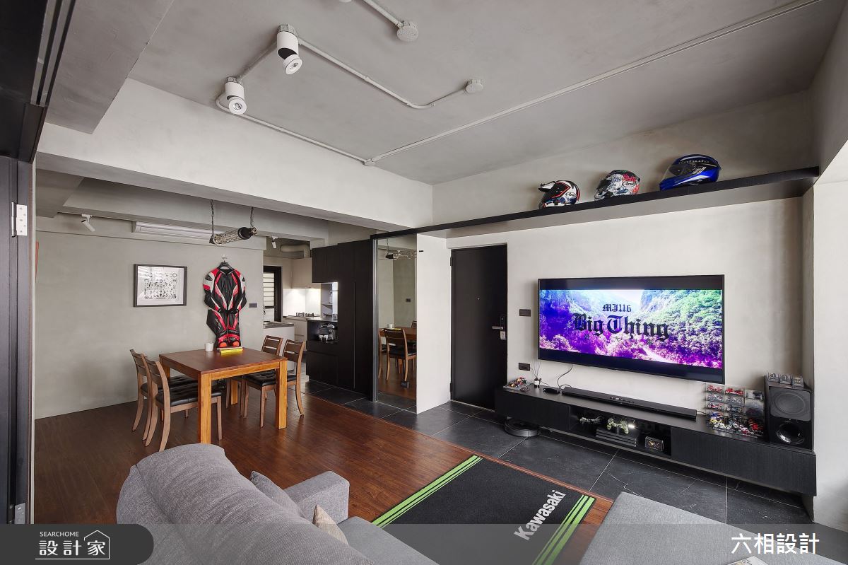 21坪老屋(16~30年)＿工業風客廳餐廳案例圖片＿六相設計＿六相_24之5