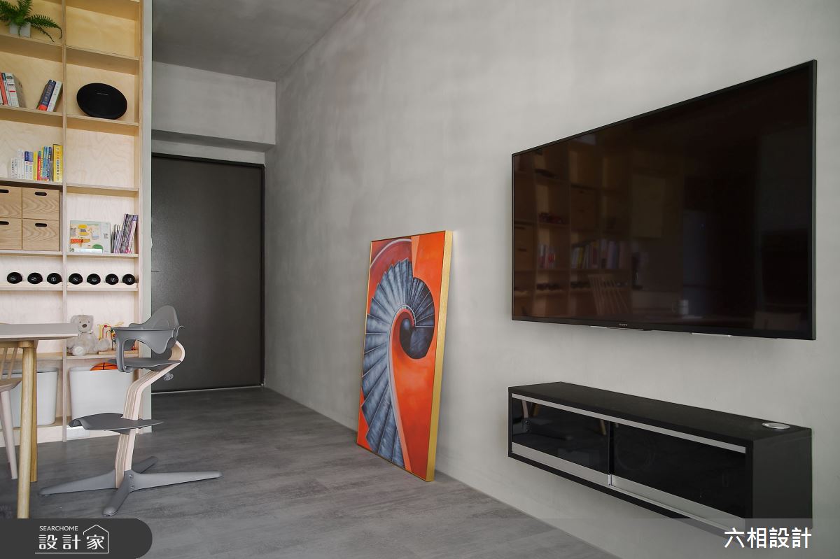 18坪新成屋(5年以下)＿簡約風客廳案例圖片＿六相設計＿六相_25之12