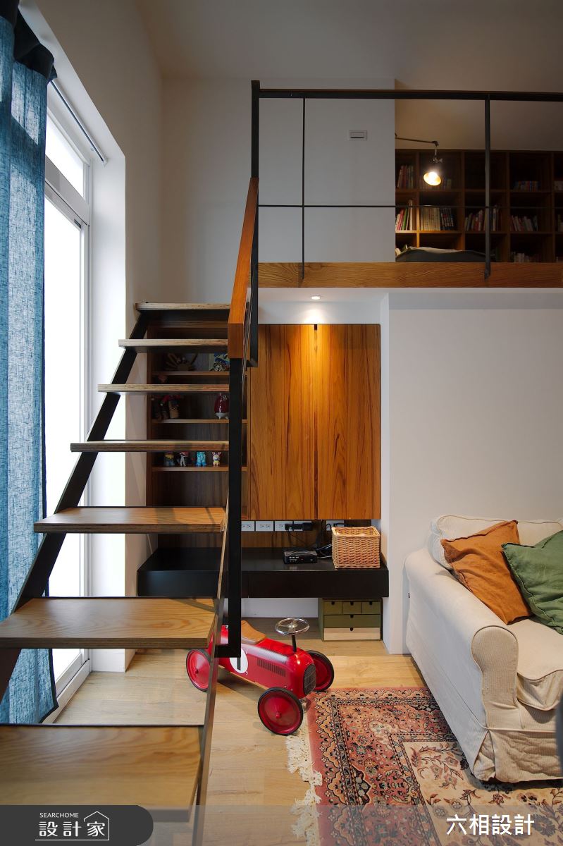 61坪老屋(16~30年)＿混搭風樓梯案例圖片＿六相設計＿六相_27之9