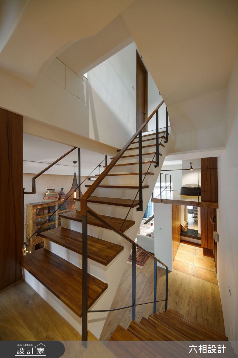 61坪老屋(16~30年)＿混搭風樓梯案例圖片＿六相設計＿六相_27之18