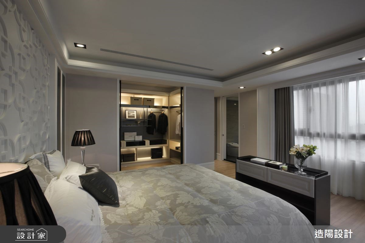 140坪新成屋(5年以下)＿新古典臥室更衣間案例圖片＿造陽設計＿造陽_內聚變幻之11