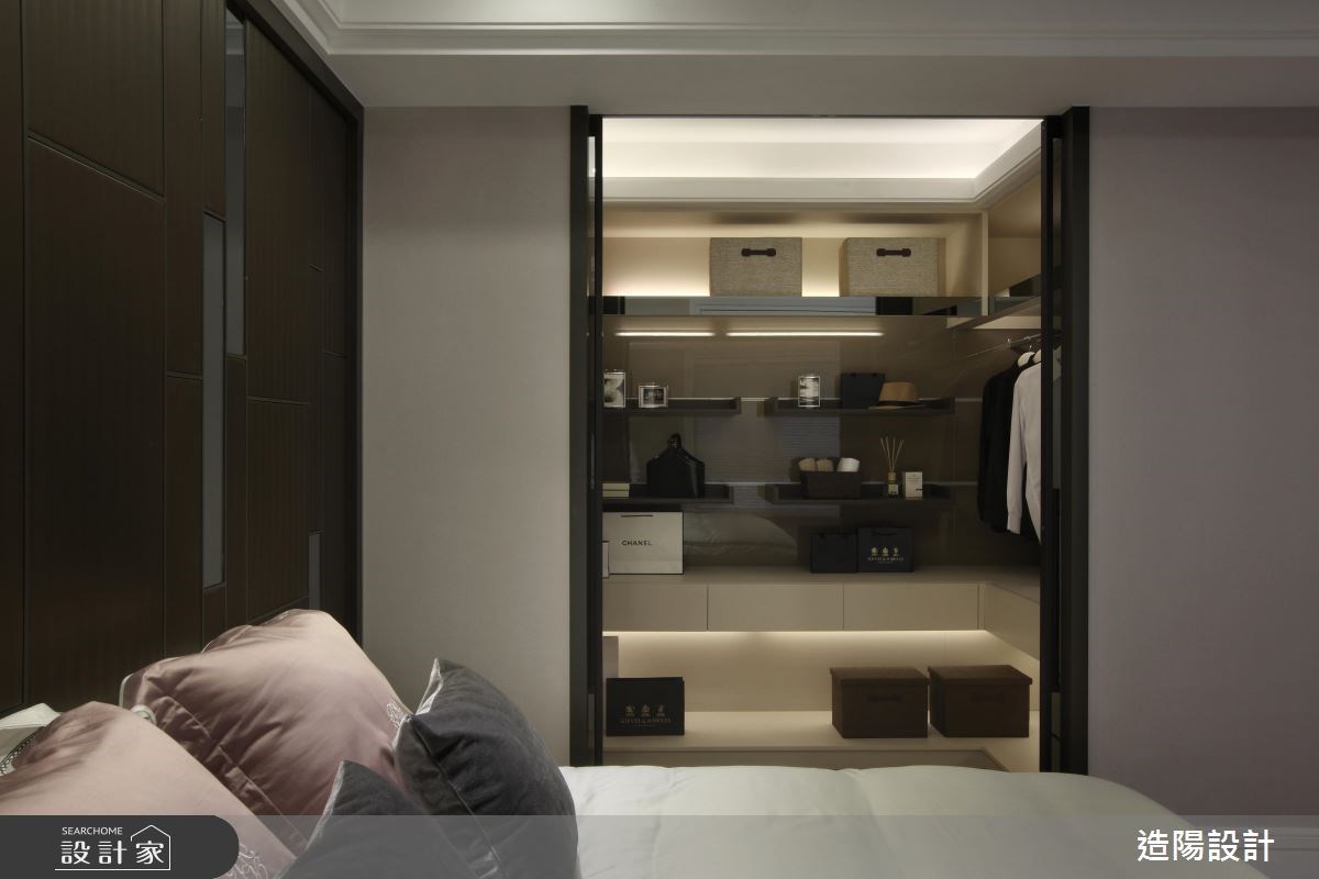 140坪新成屋(5年以下)＿新古典臥室更衣間案例圖片＿造陽設計＿造陽_內聚變幻之17
