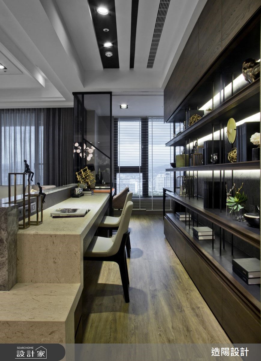 77坪新成屋(5年以下)＿現代風書房案例圖片＿造陽設計＿造陽_閱讀極景之9