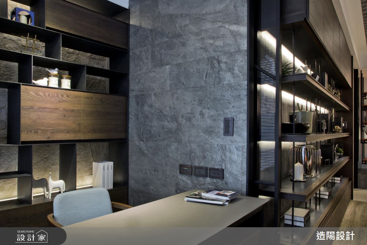 77坪新成屋(5年以下)＿現代風書房案例圖片＿造陽設計＿造陽_閱讀極景之11